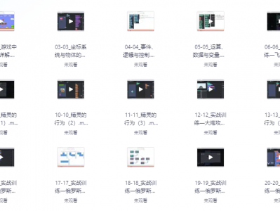 零基础、零编程，轻松学会微信小游戏制作